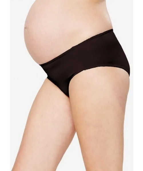 Mamaway Antibacterial and Odorless Maternity Midi Briefs Choco (2 Pack) 180893K