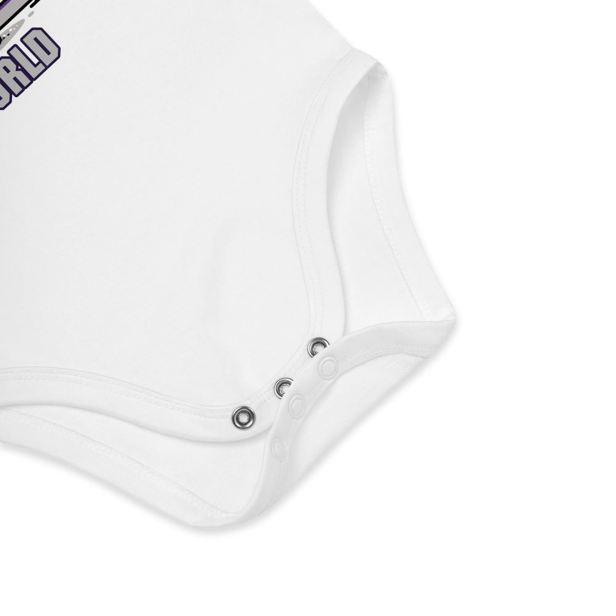 Organic Cotton Baby Bodysuit Hello Wonderful World