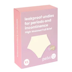 PELVI Leakproof Underwear Full Brief Beige XS