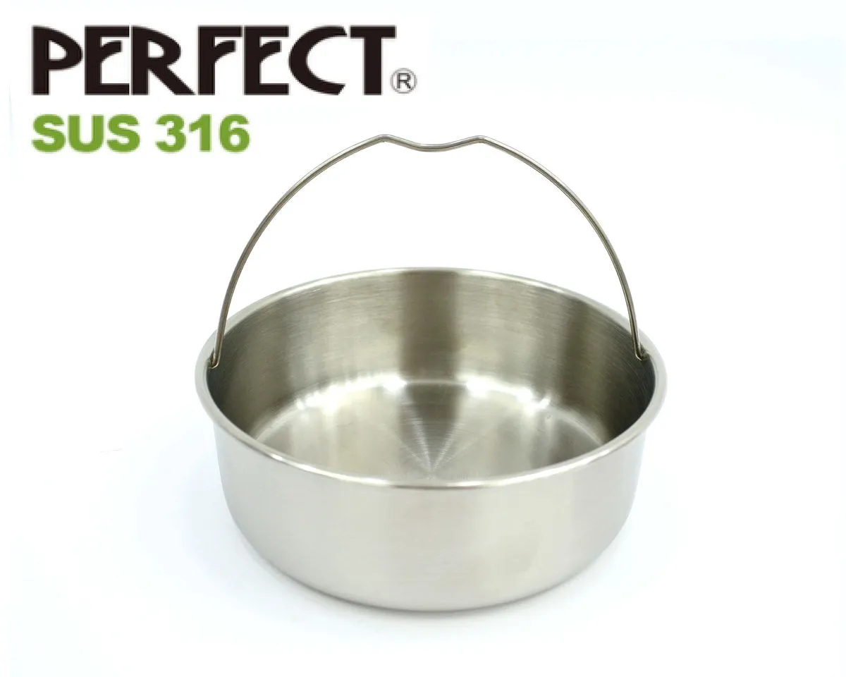 PERFECT - 316 Stainless 2 Layers Vaccum Food Jar (12/14cm)(Pink or Black)