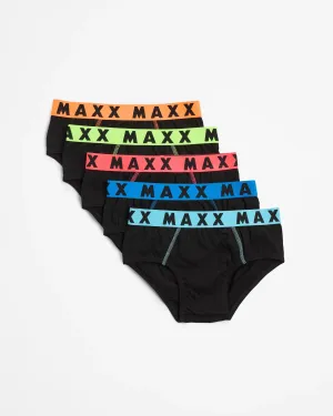 popular  Boys Briefs 5 Pack - Maxx