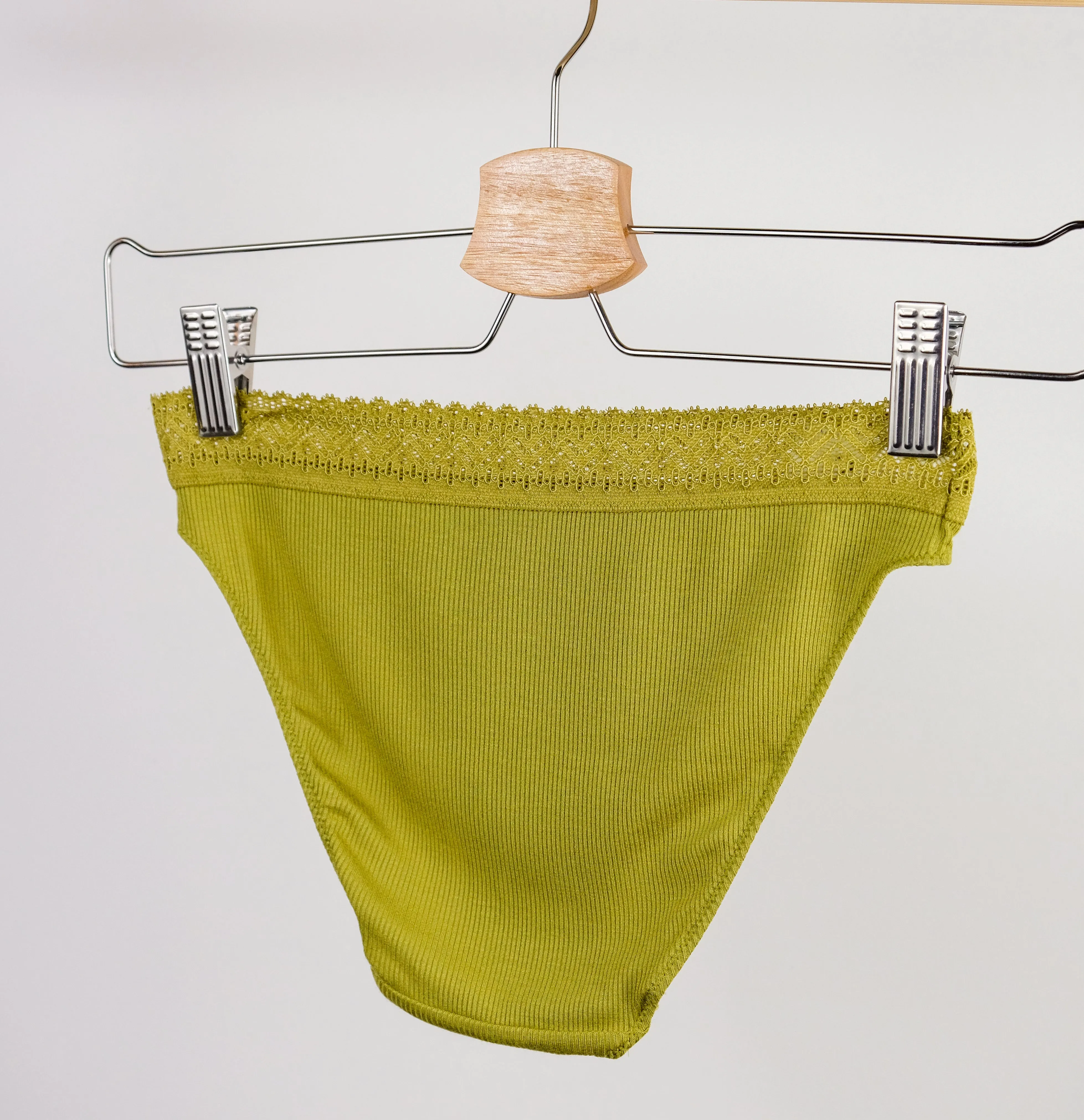 Ribbed modal & cotton brief [Mangrove]
