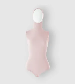 RUUQ Bodysuit Sleeveless with Hijab Cap - Strawberry Cream