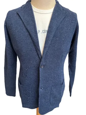 SAND Knitted jacket | DENIM BLUE