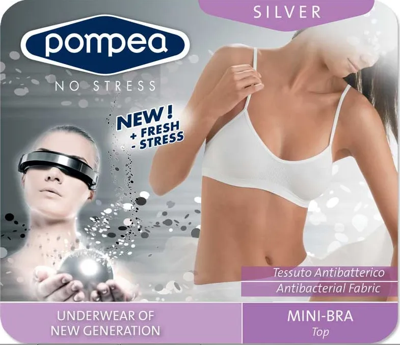 SILVER PROTECT - NO STRESS cropped anatomic top spaghetti Underwear