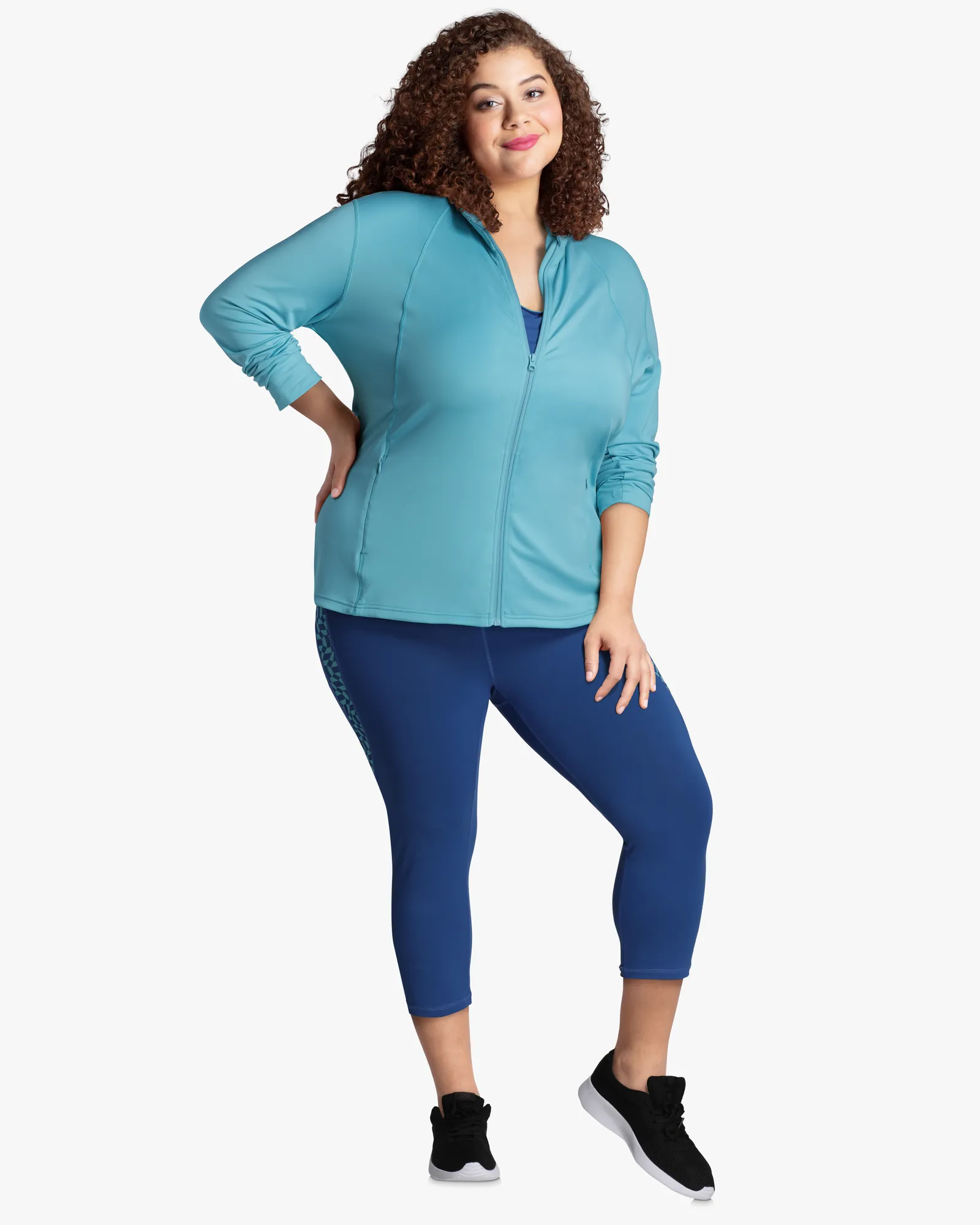 Stride Track Jacket | Turquoise