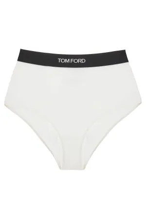 Tom Ford high-waisted underwear briefs with logo band