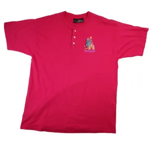 Vintage Disneyland Graphic Henley Shirt - XL