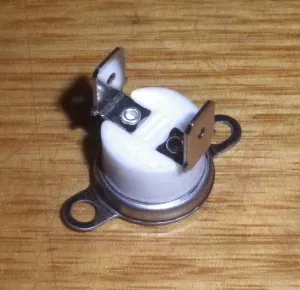 Westinghouse 16A 190degreeC Normally Closed Klixon Safety Thermostat - Part # 4055472338