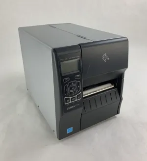 Zebra ZT230 Thermal Transfer Label Printer Serial Network USB Tested Bad Buttons